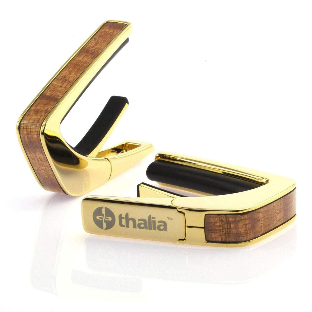 Capotasto gold 24k inserto sapele