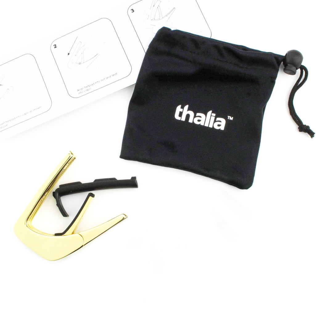 Capotasto gold 24k inserto sapele