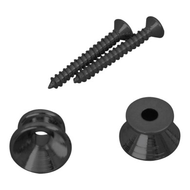 Bottoni per tracolla neri Set 2pcs