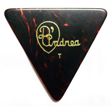 Plettri 0,46 Triangolo Celluloid Shell Refil 72pcs