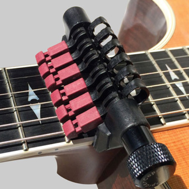Spider capo harmonic mutes