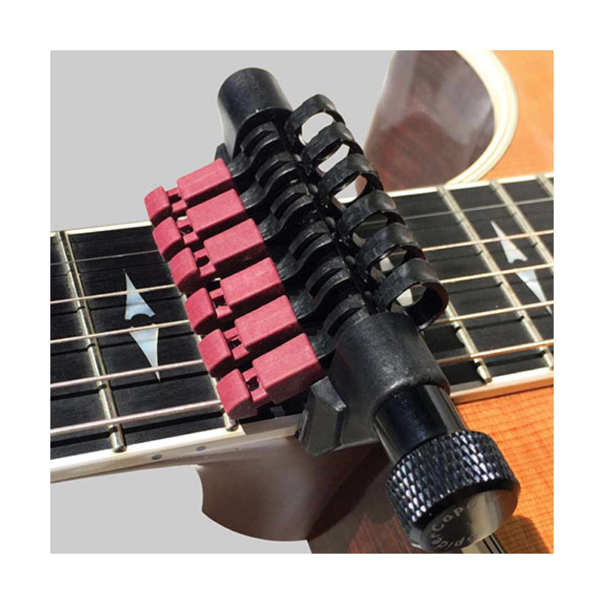 Spider capo harmonic mutes