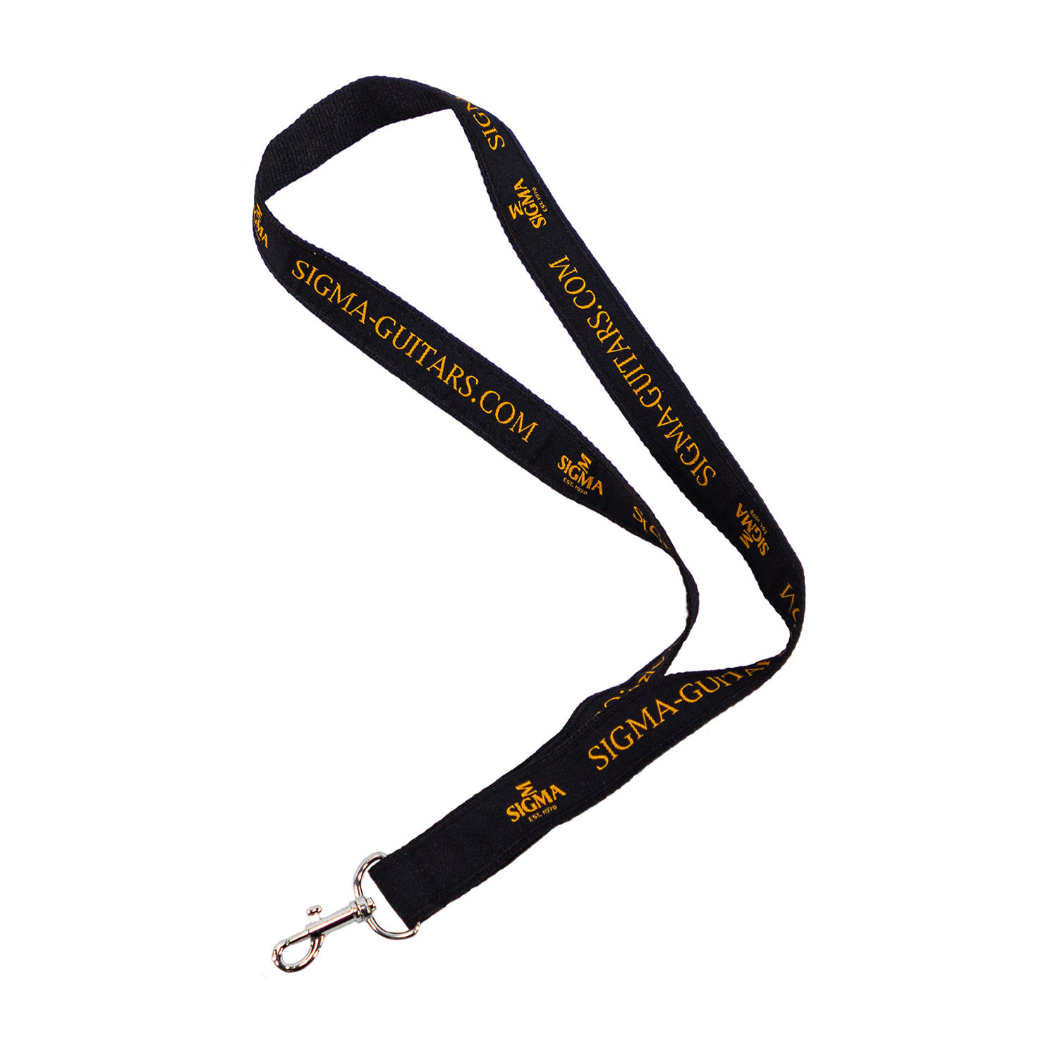 Laccetto portachiavi Sigma colore nero