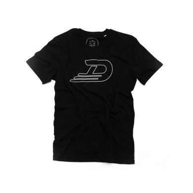 T-Shirt logo Duesenberg nera - Tg.M