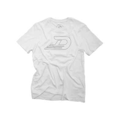 T-Shirt logo Duesenberg bianca - Tg.L