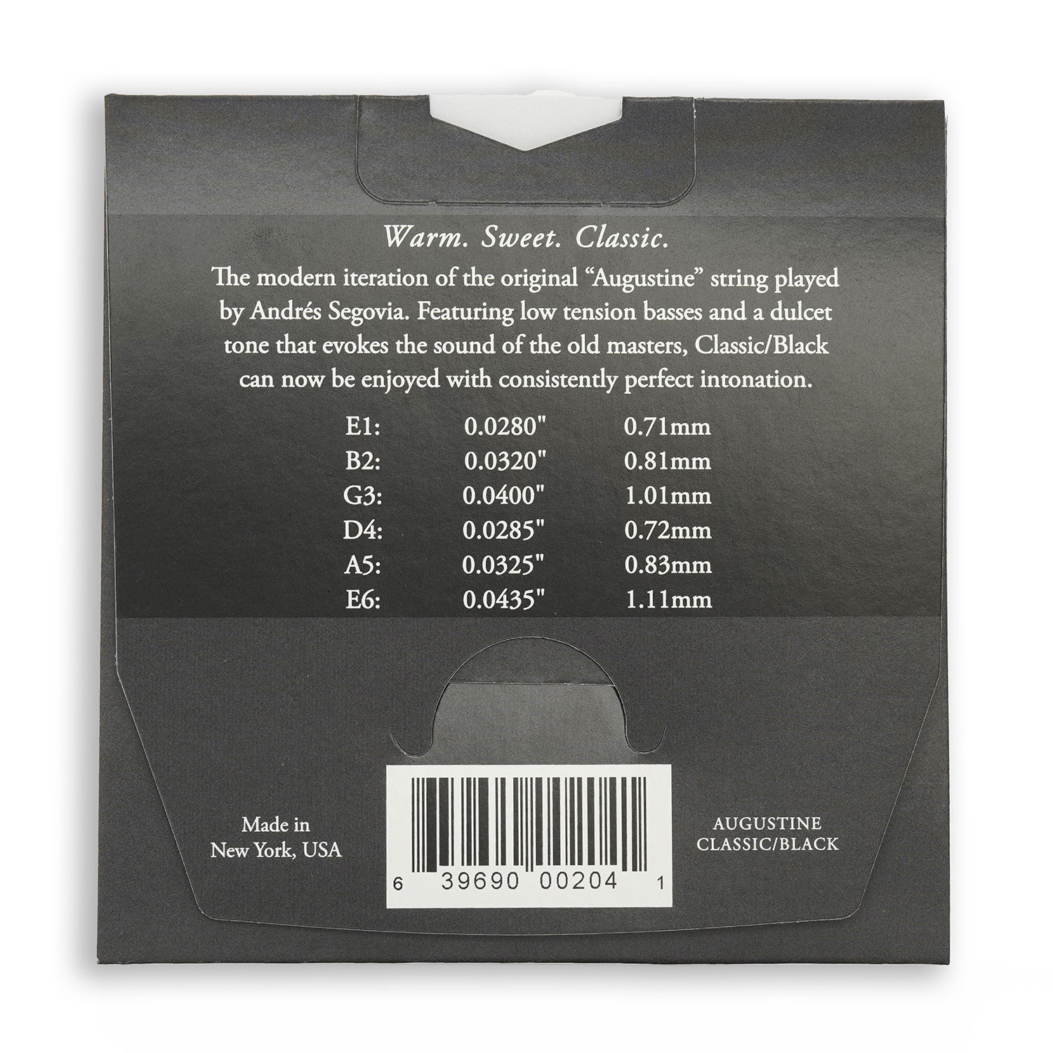 Classic Black Muta classica Low Tension