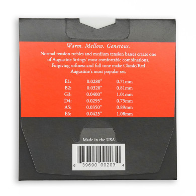 Classic Red Muta classica Medium Tension