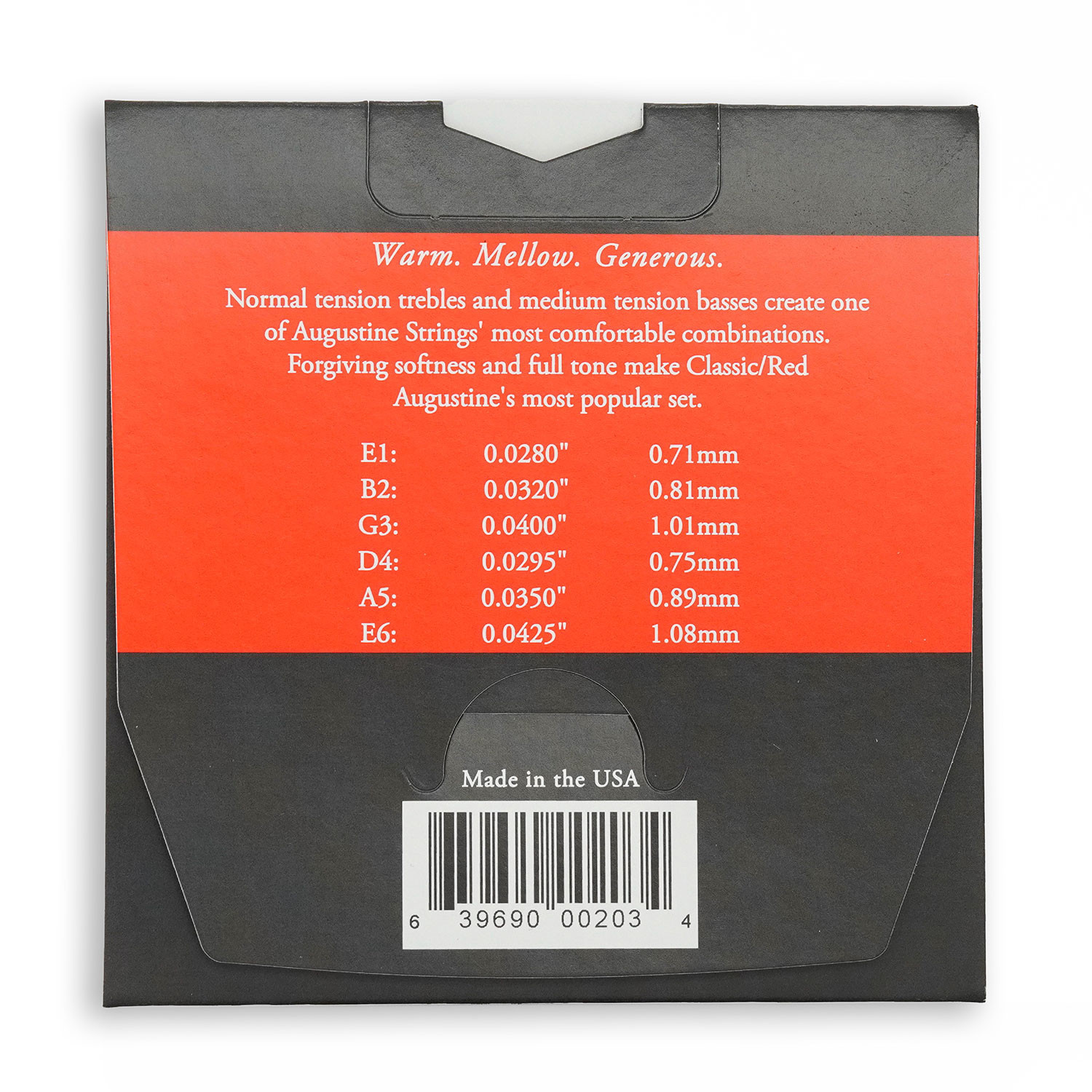 Classic Red Muta classica Medium Tension