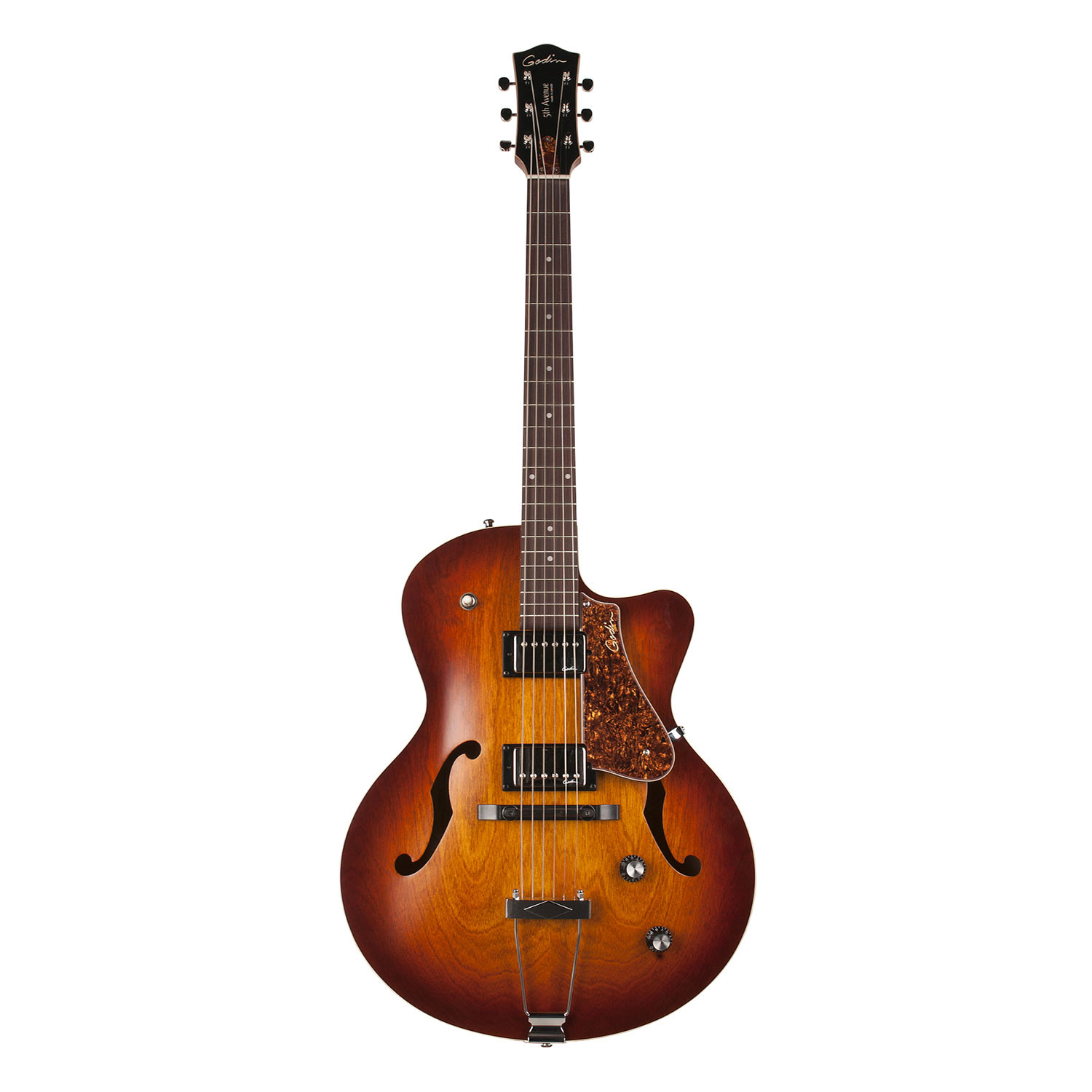 5th Avenue Cutaway KingPin II HB Cognac Burst
