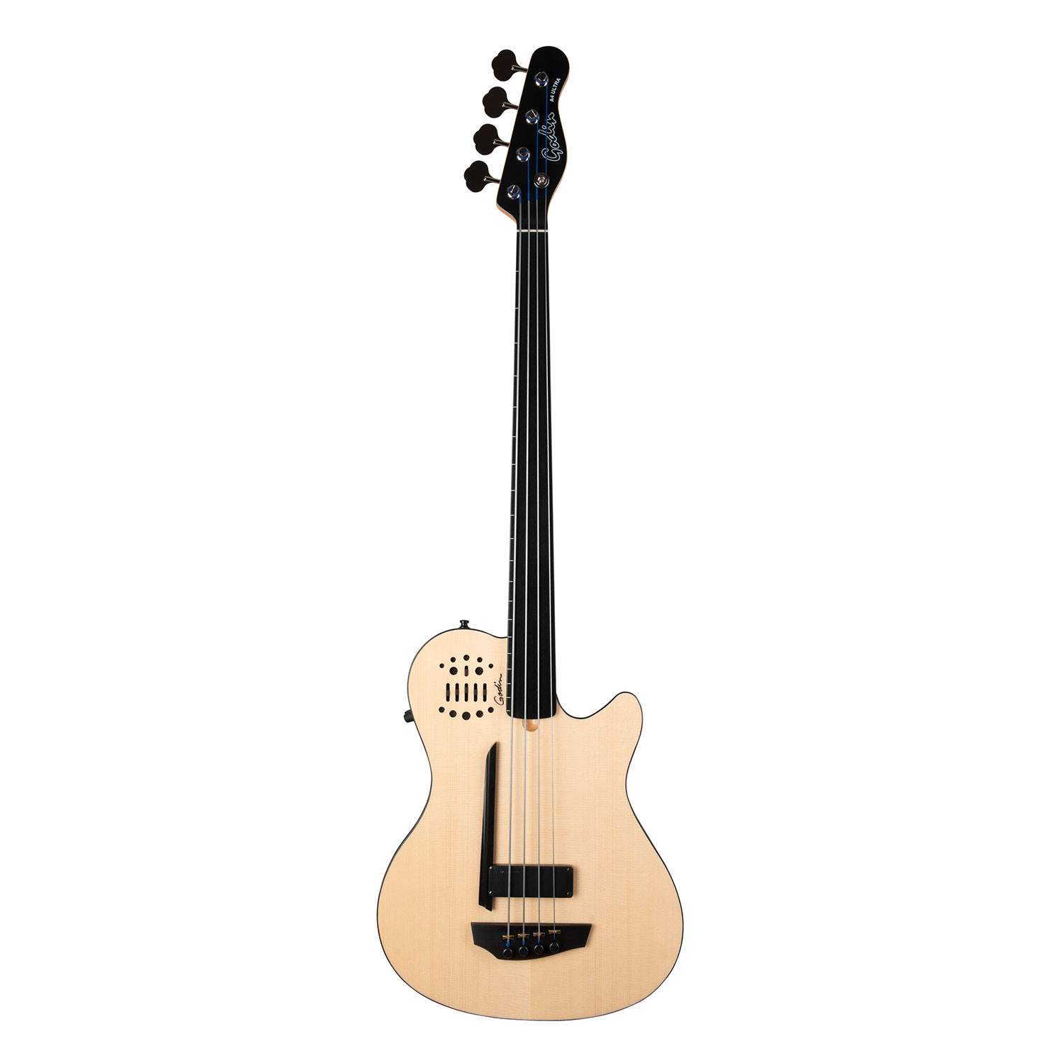 A4 ULTRA Semi-Acoustic Basses A/E Fretless Natural