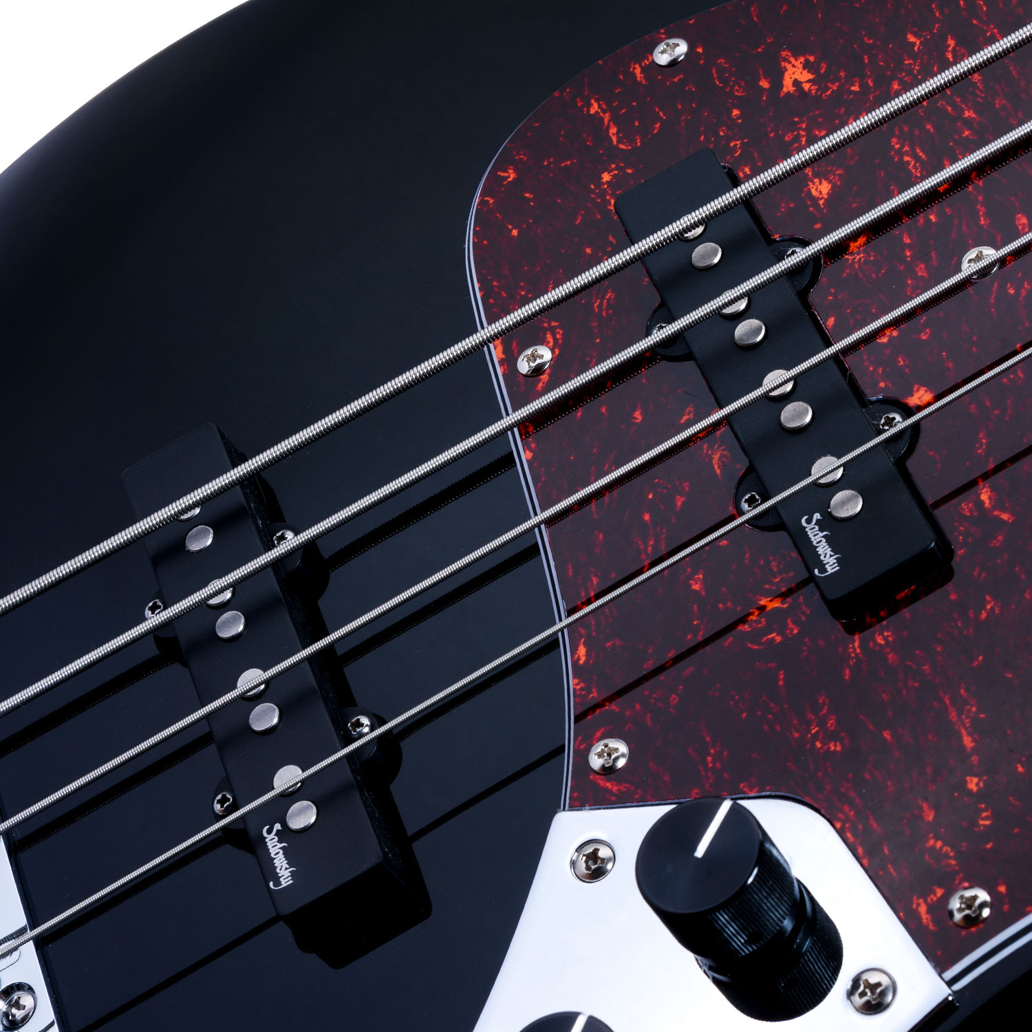 MetroExpress JJ Bass 4 Fretless Lines Vintage Blac