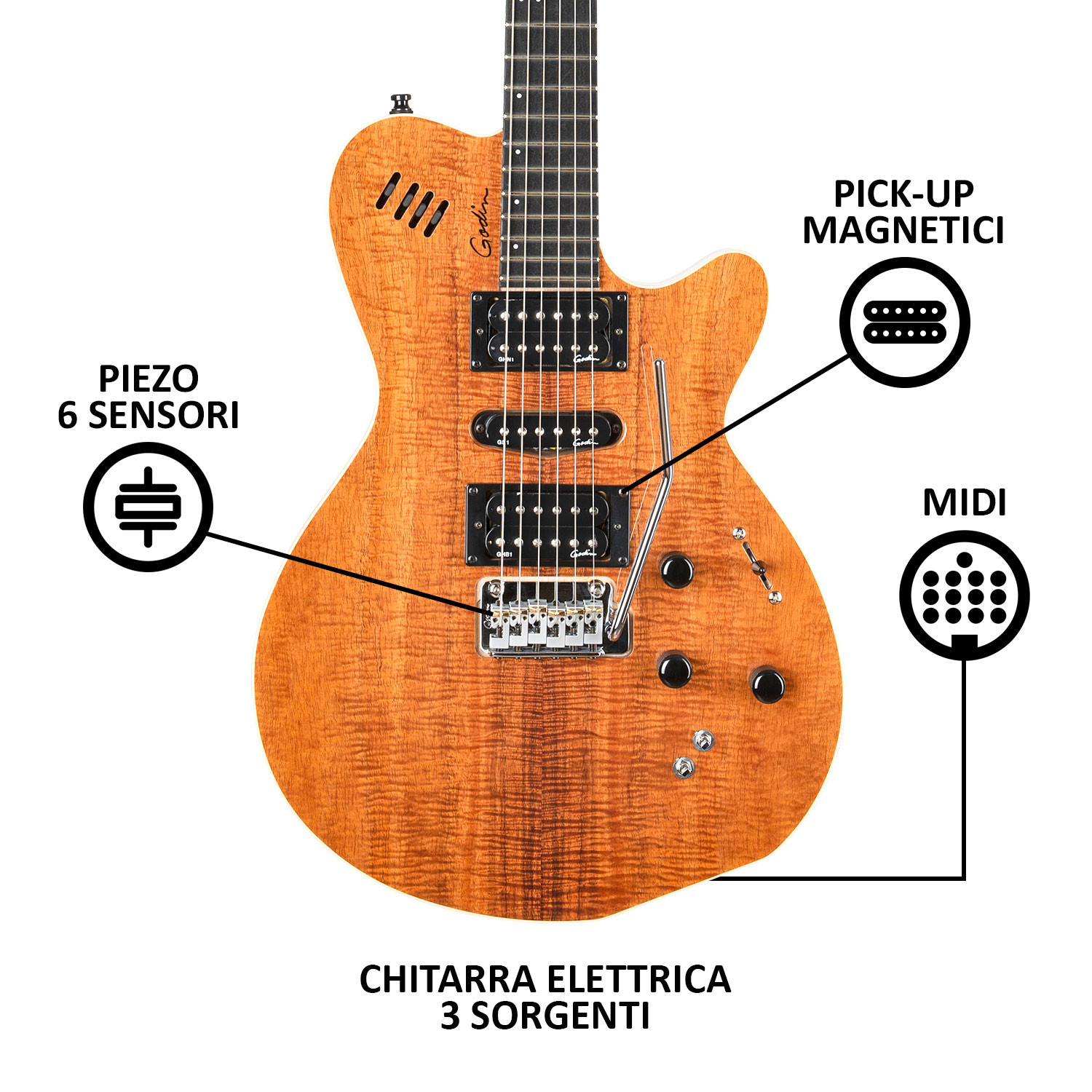 xtSA Synth Access 3 Voice Koa Extreme HG