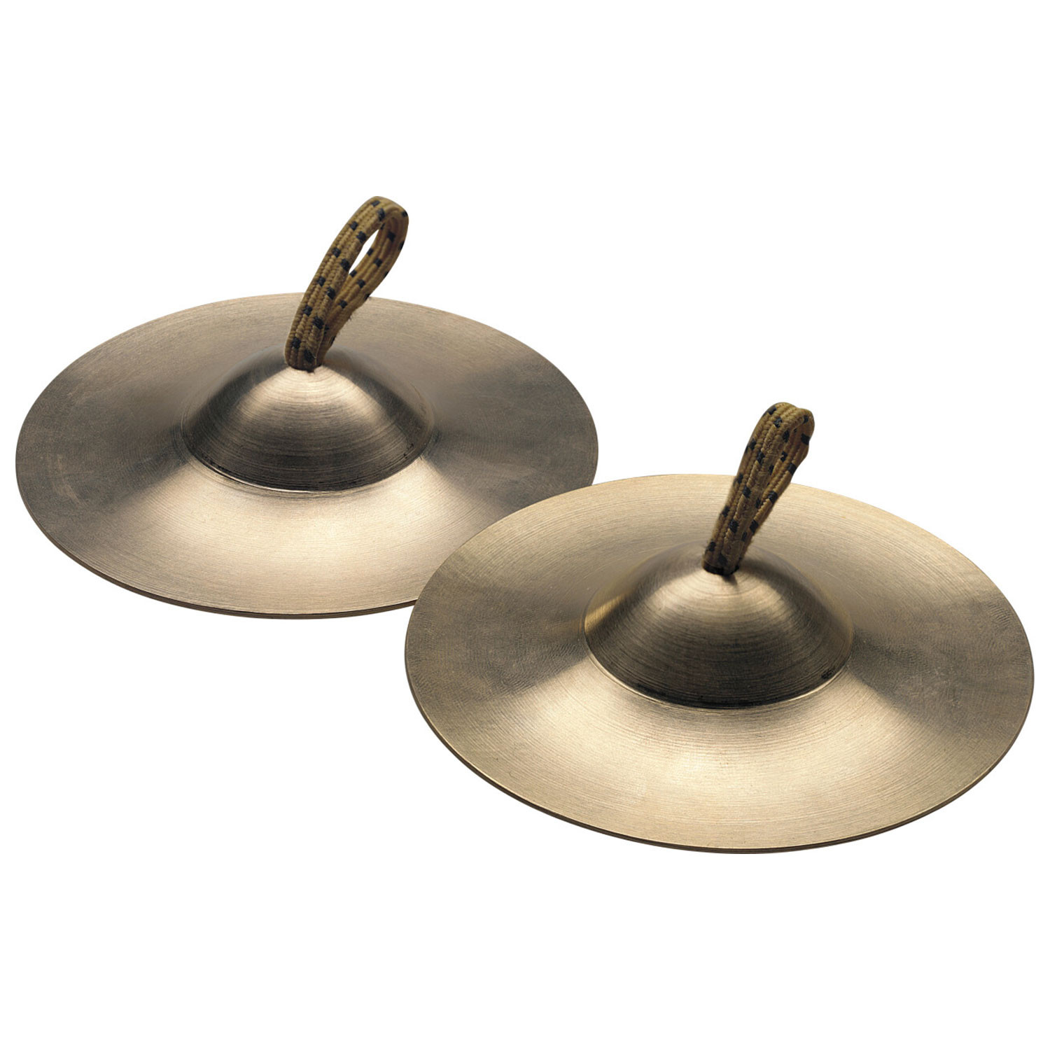 Coppia di piatti da dito in ottone Big