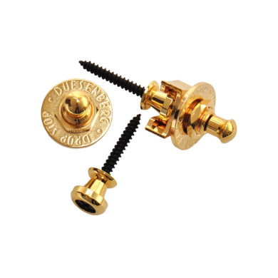 Drop Stop Strap Pin System Set Gold