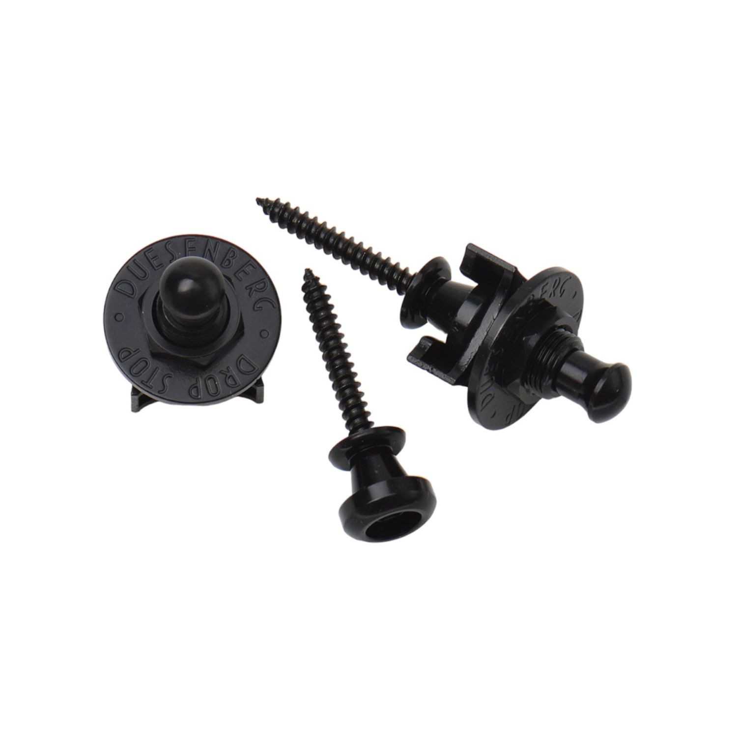 Drop Stop Strap Pin System Set Black