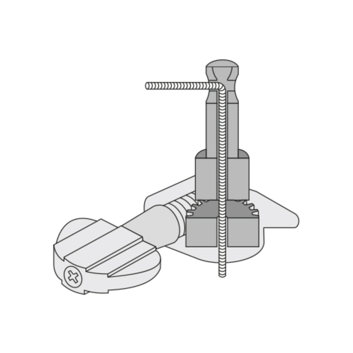 Meccaniche Z-Tuner Junior Guitar 3+3 Nickel