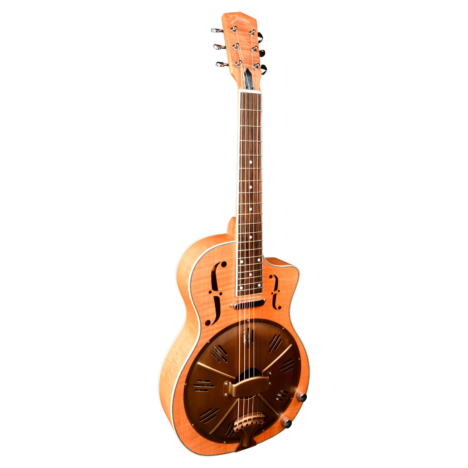 Chitarra resofonica wood elettrificata cutaway