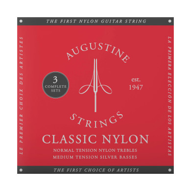 Classic Red Medium Tension Muta 3 Pack