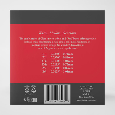 Classic Red Medium Tension Muta 3 Pack