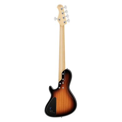 MetroLine JJ Bass 5 24 Single Cut Vintage Sunburst