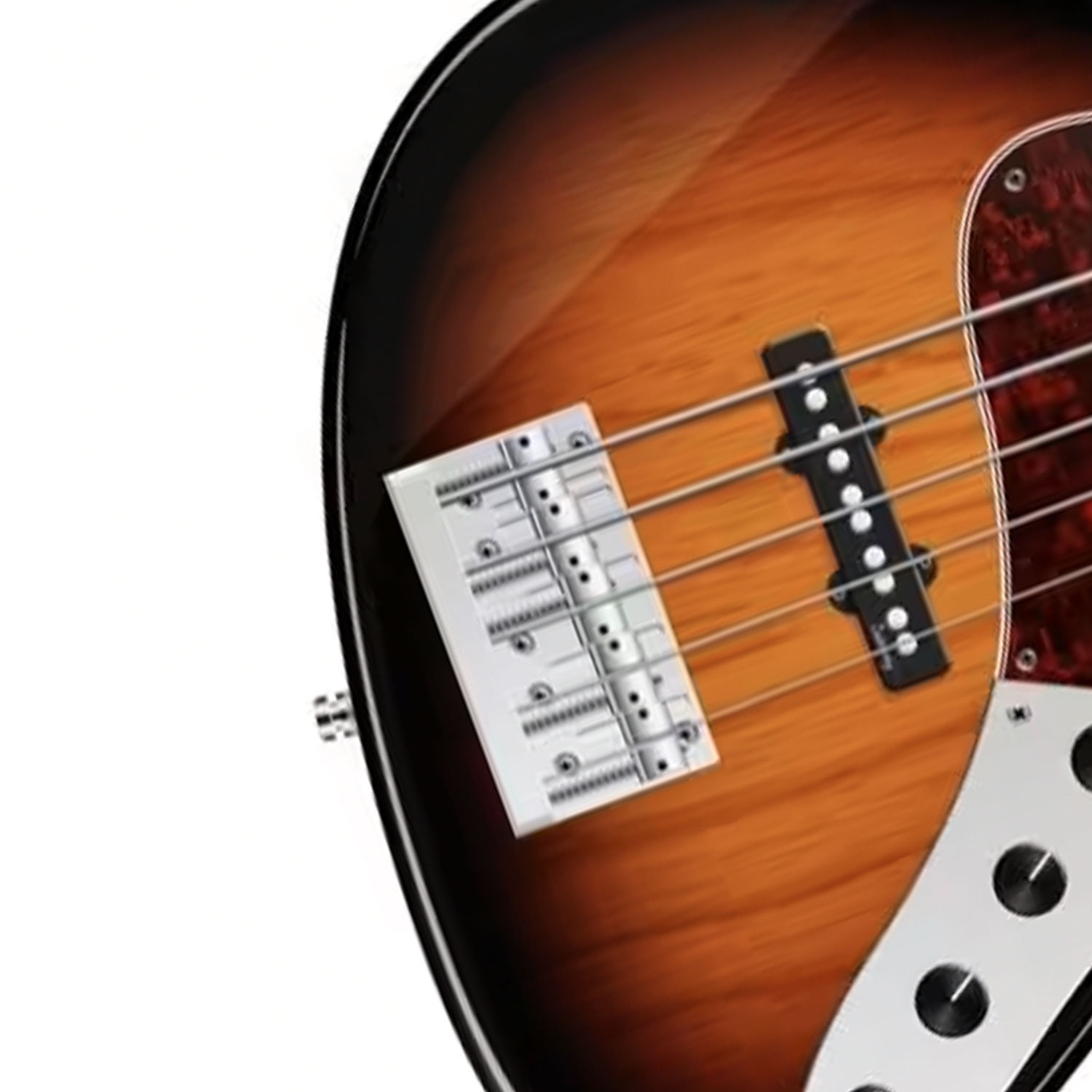MetroLine JJ Bass 5 24 Single Cut Vintage Sunburst