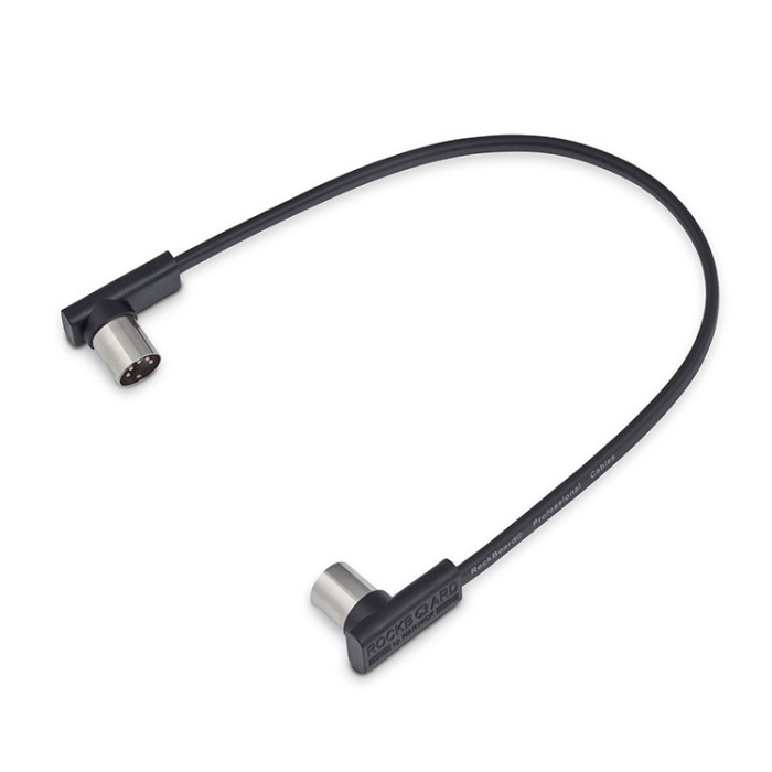 Flat Patch Midi Cable Black 30cm