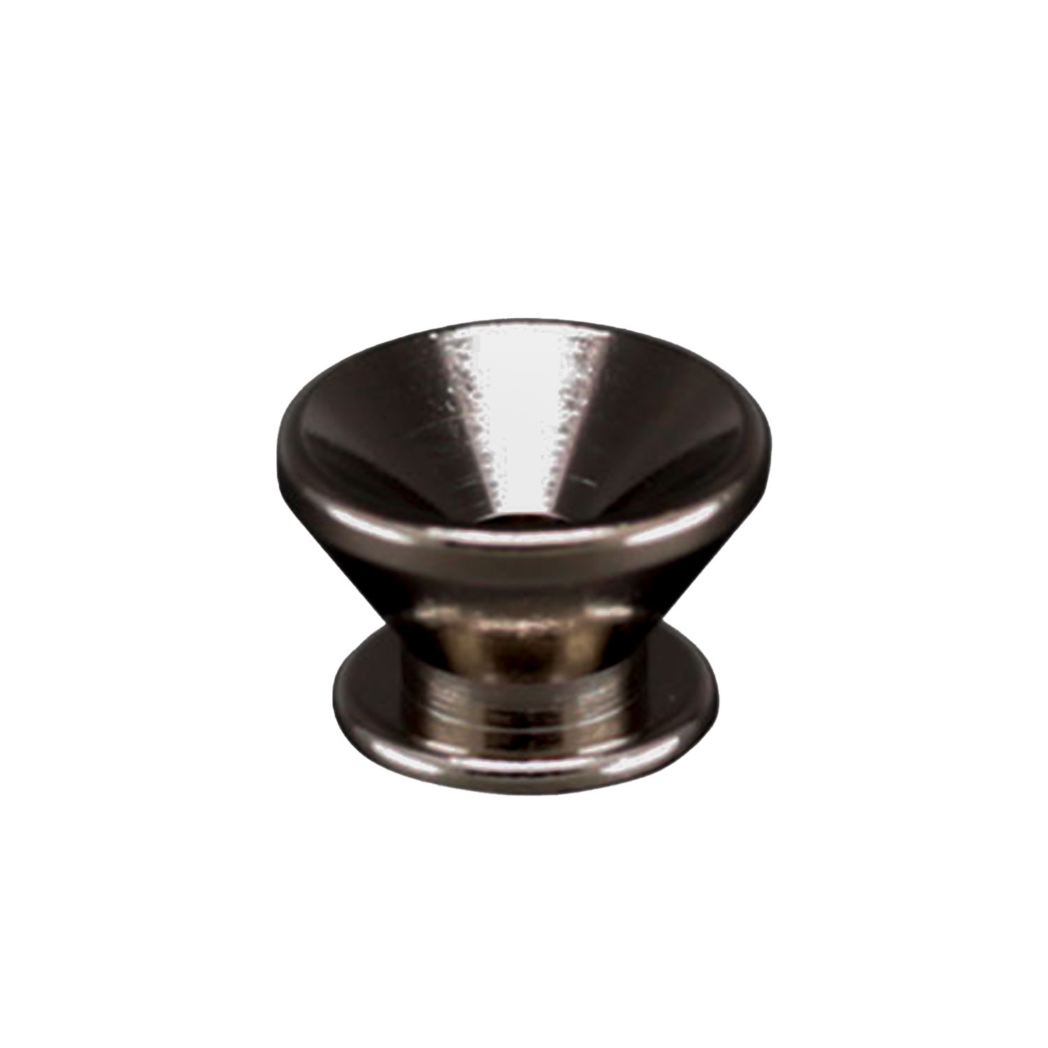 Bottoni Tracolla 14,0mm Black Chrome Set 2pcs