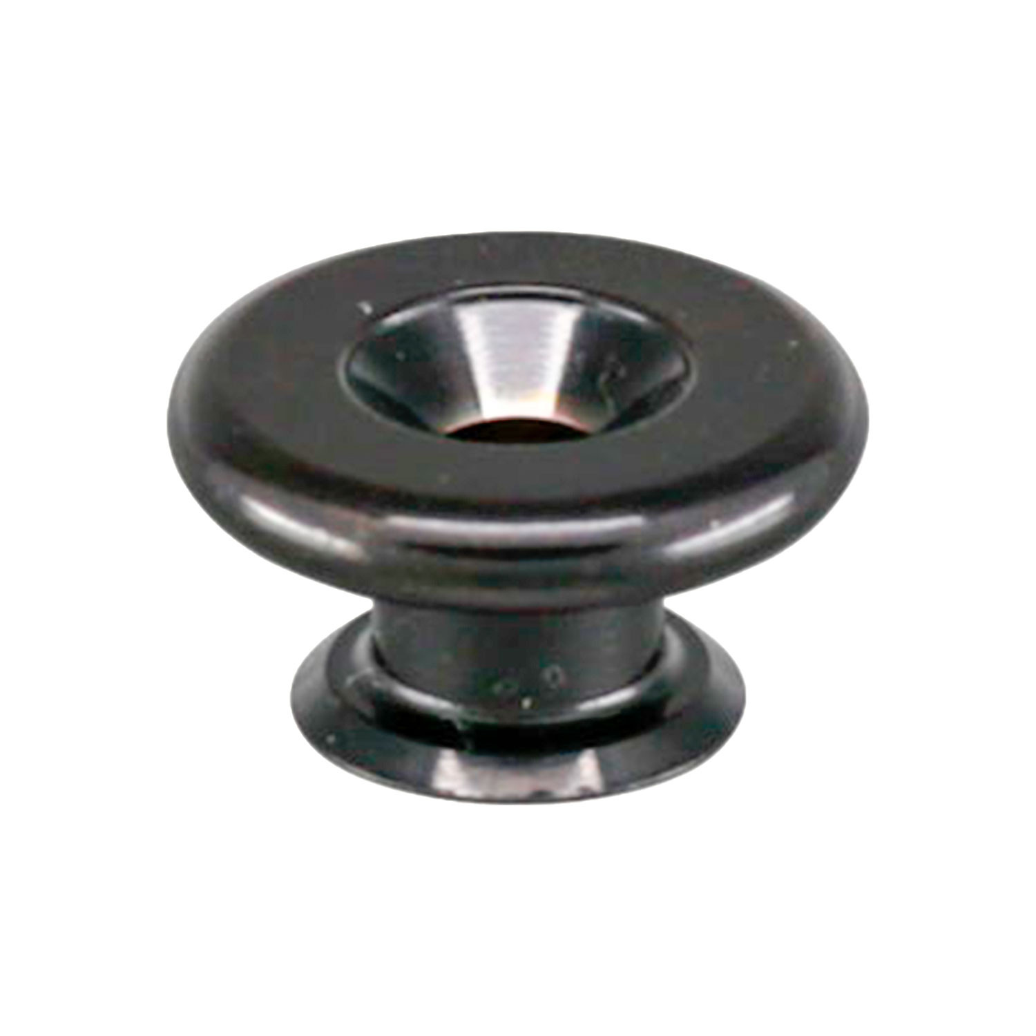 Bottoni Tracolla 17,0mm Black Chrome Set 2pcs