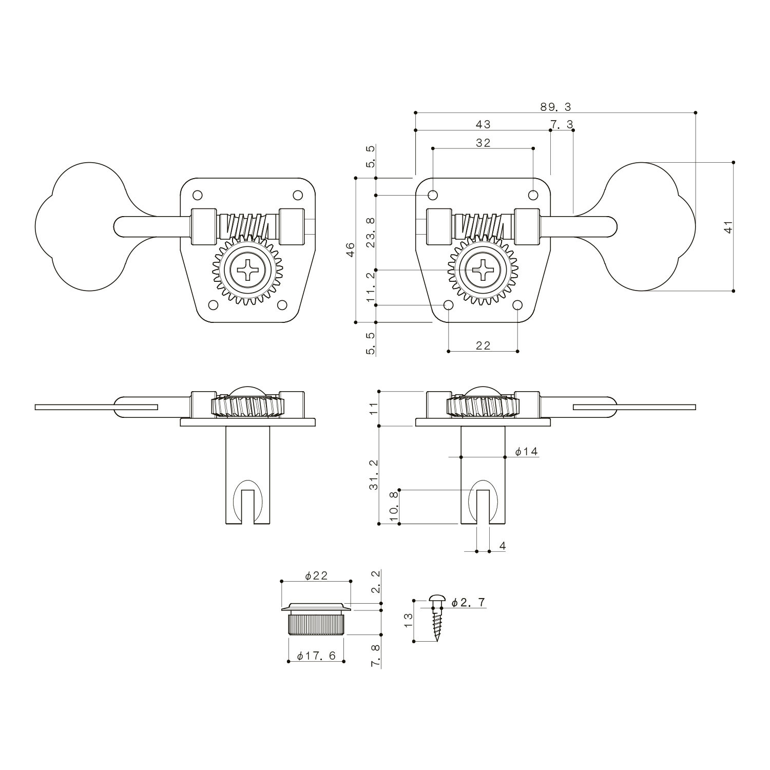 Meccanica Basso 1R Nickel