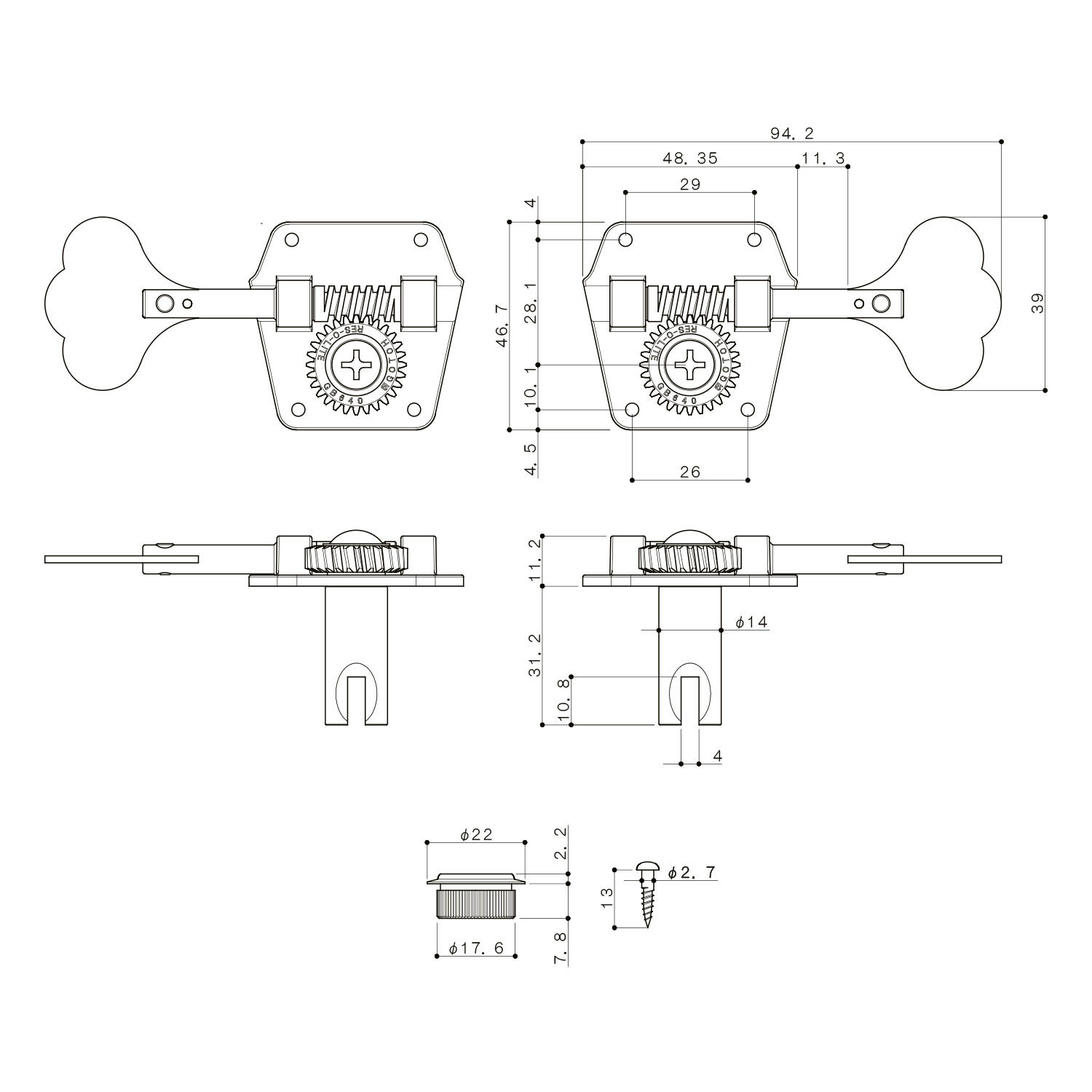 Meccaniche Basso 4L Gold