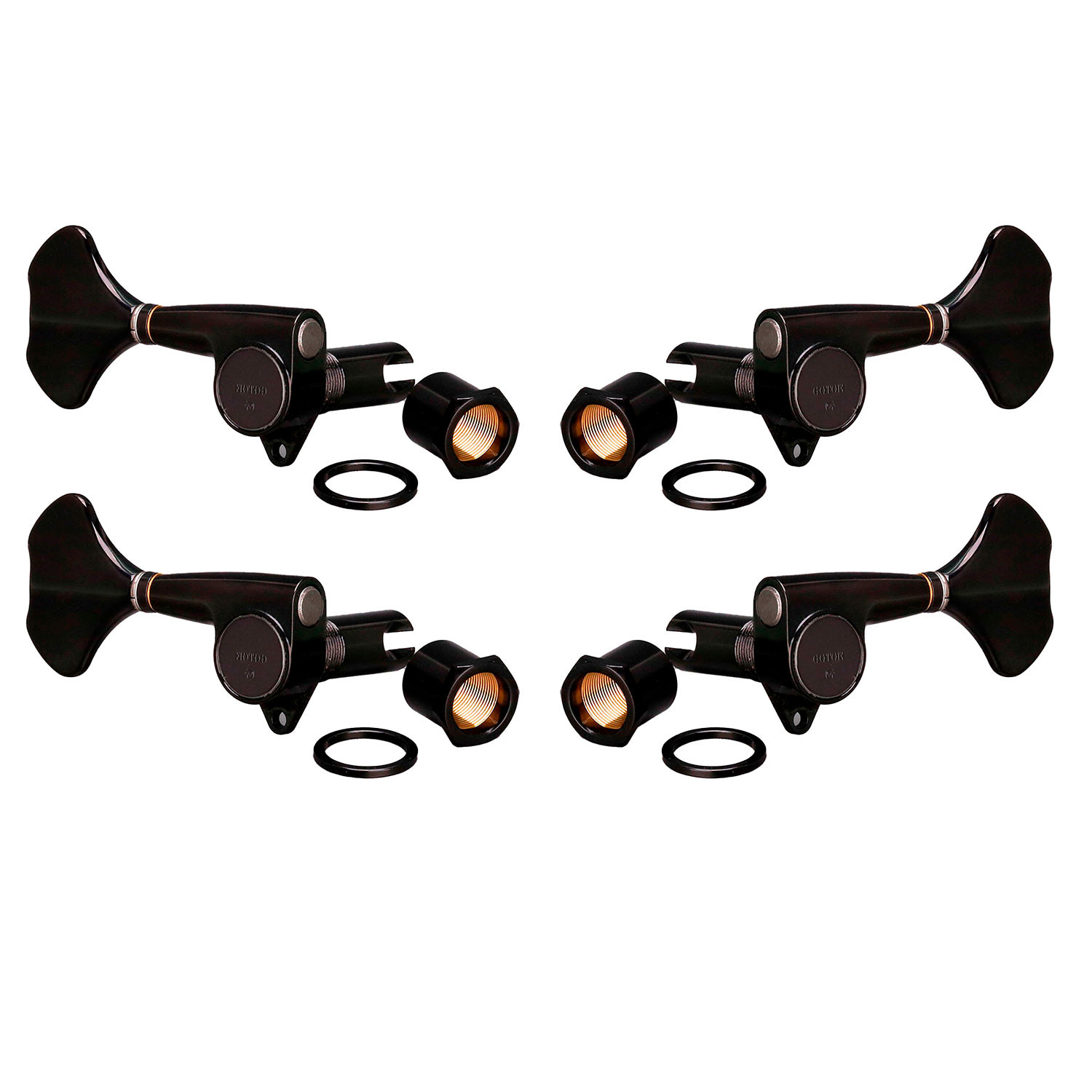 Meccaniche Basso 2L+2R Black