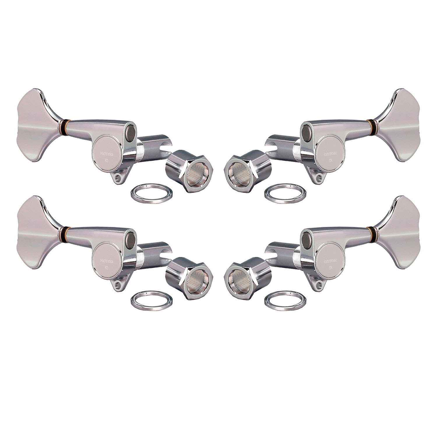 Meccaniche Basso 2L+2R Chrome