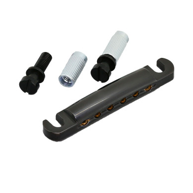 Stop Tailpiece 6 Corde Black