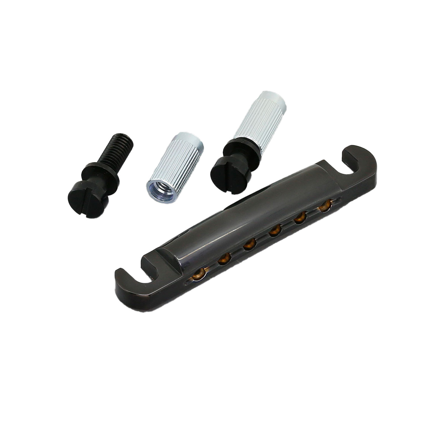 Stop Tailpiece 6 Corde Black