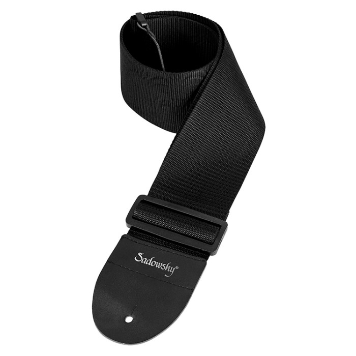 Tracolla 80mm in nylon nero Sadowsky