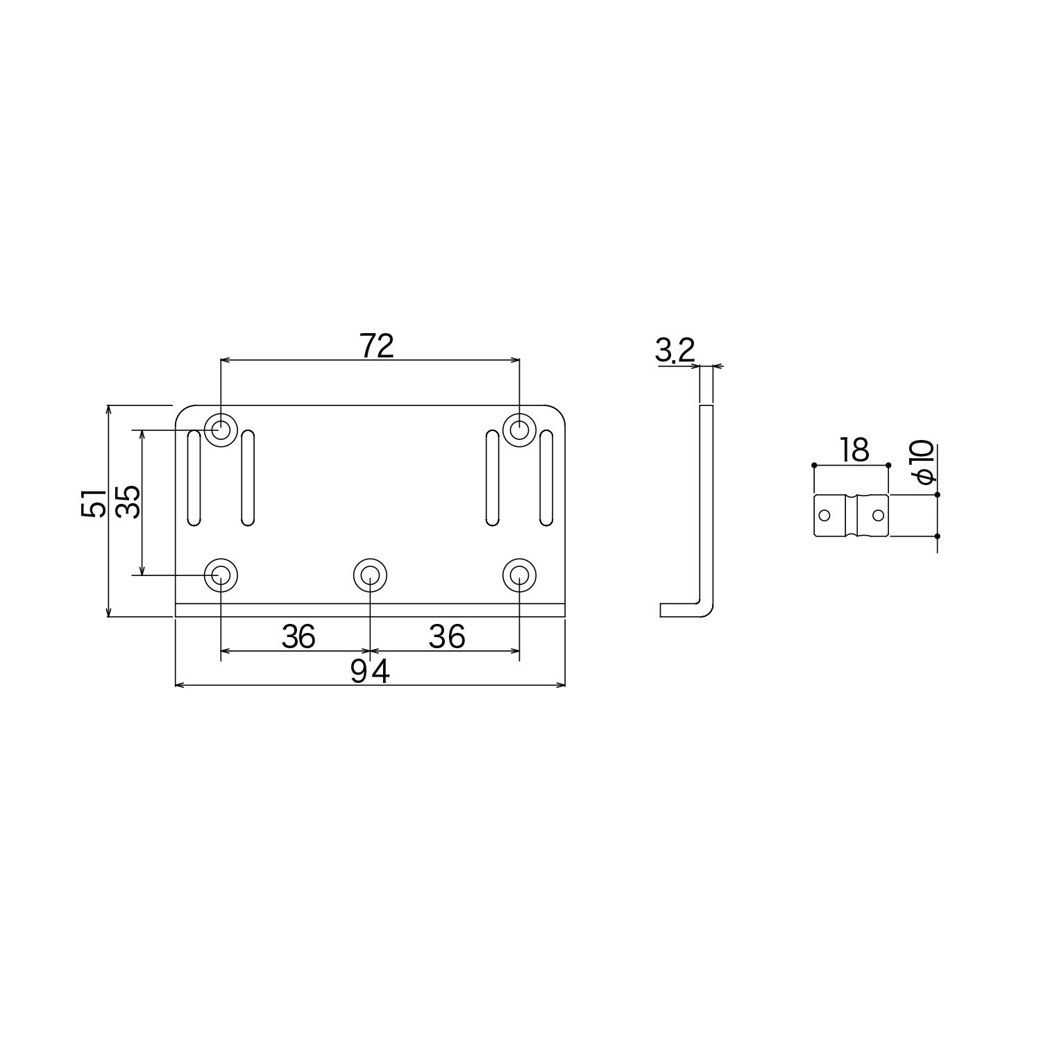 Ponte Basso 5 Corde Gold