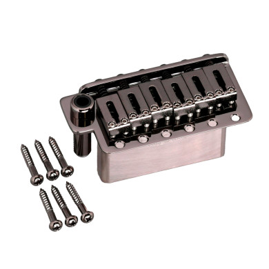 Ponte Tremolo 6 Corde Black Chrome