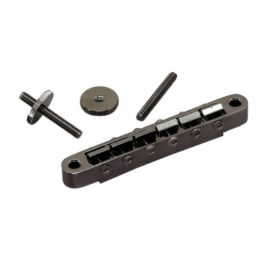 Ponte Fisso TOM Style 6 Corde Black Chrome