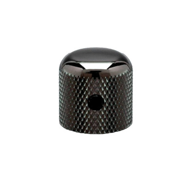 Potentiometer Knob 18mm Black Chrome