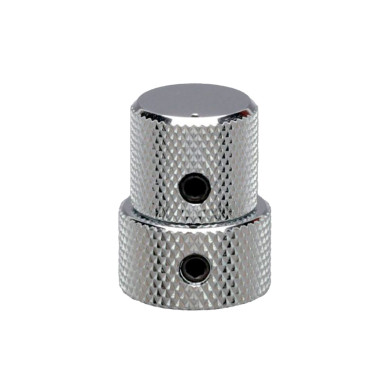 Potentiometer Concentric Knob 18mm Chrome