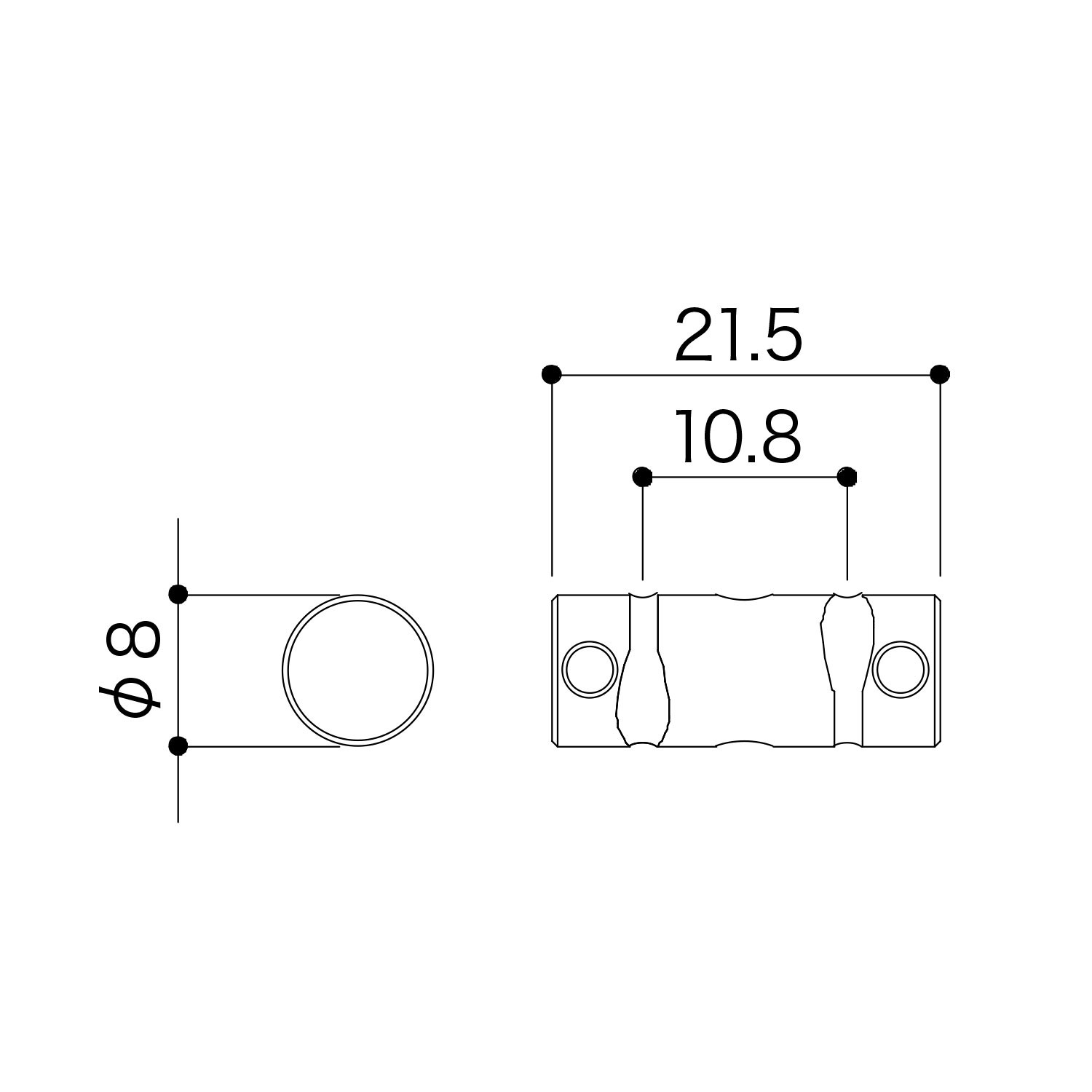 Sellette Solid Titanium Chitarra Tele Style Set 3p