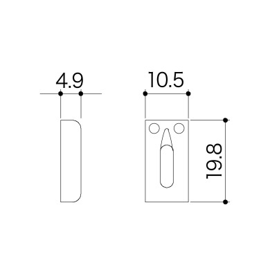 Selletta Brass GTC101 Black Chrome Set 6pcs