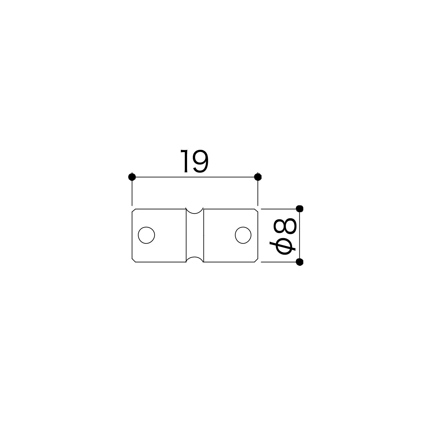 Selletta Brass 203B-4 Black Set 4pcs