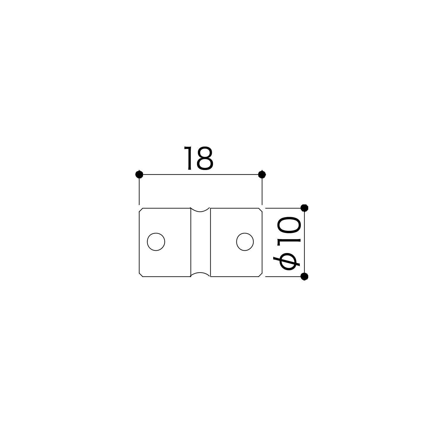 Selletta Brass 205B-5 Black Chrome Set 5pcs