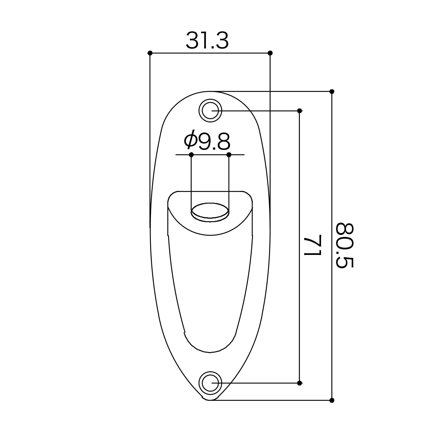 Jack Cover Sagomata Chrome