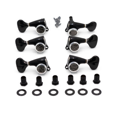 Meccaniche Locking 3L+3R Black