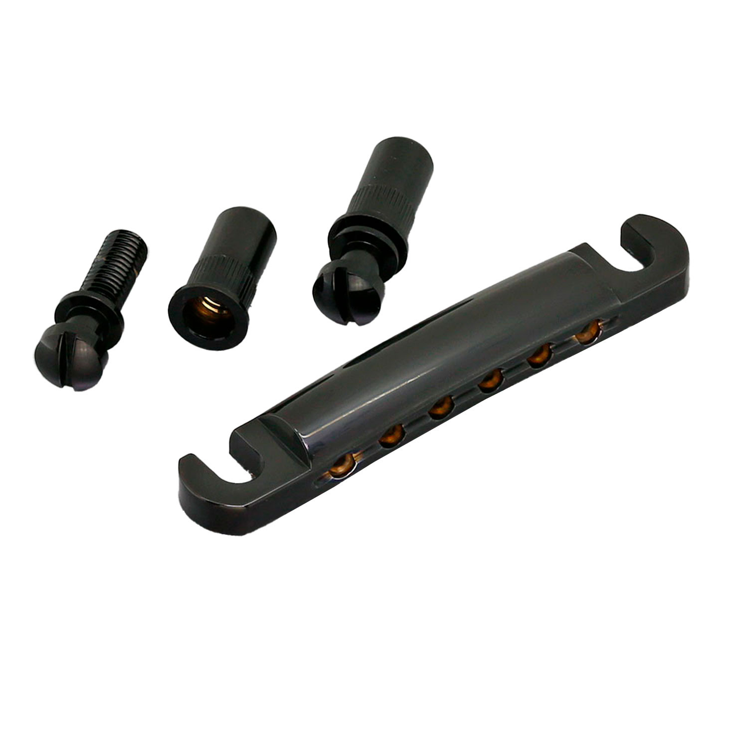 Stop Tailpiece 6 Corde Black