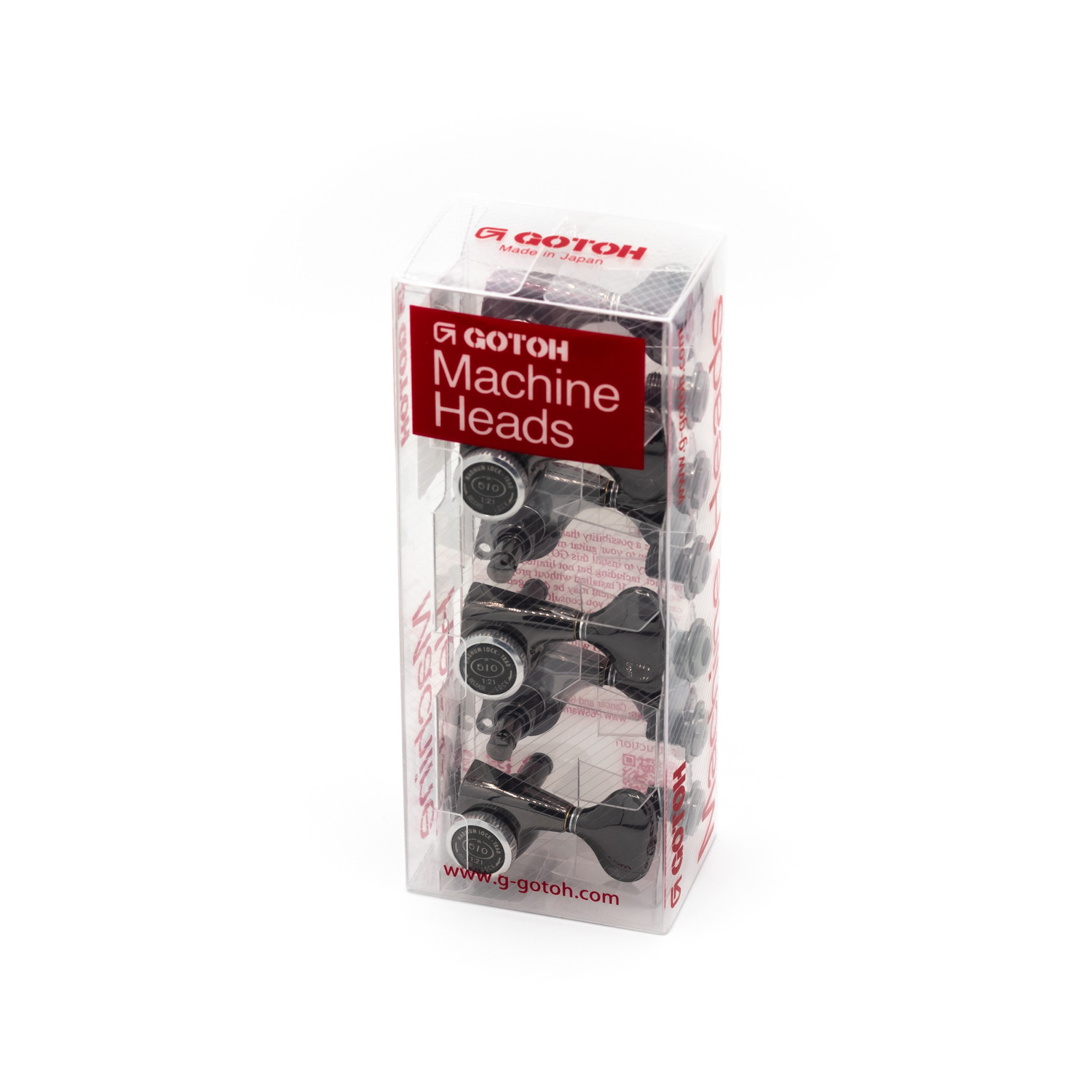 Meccaniche Locking 3L+3R Black Chrome