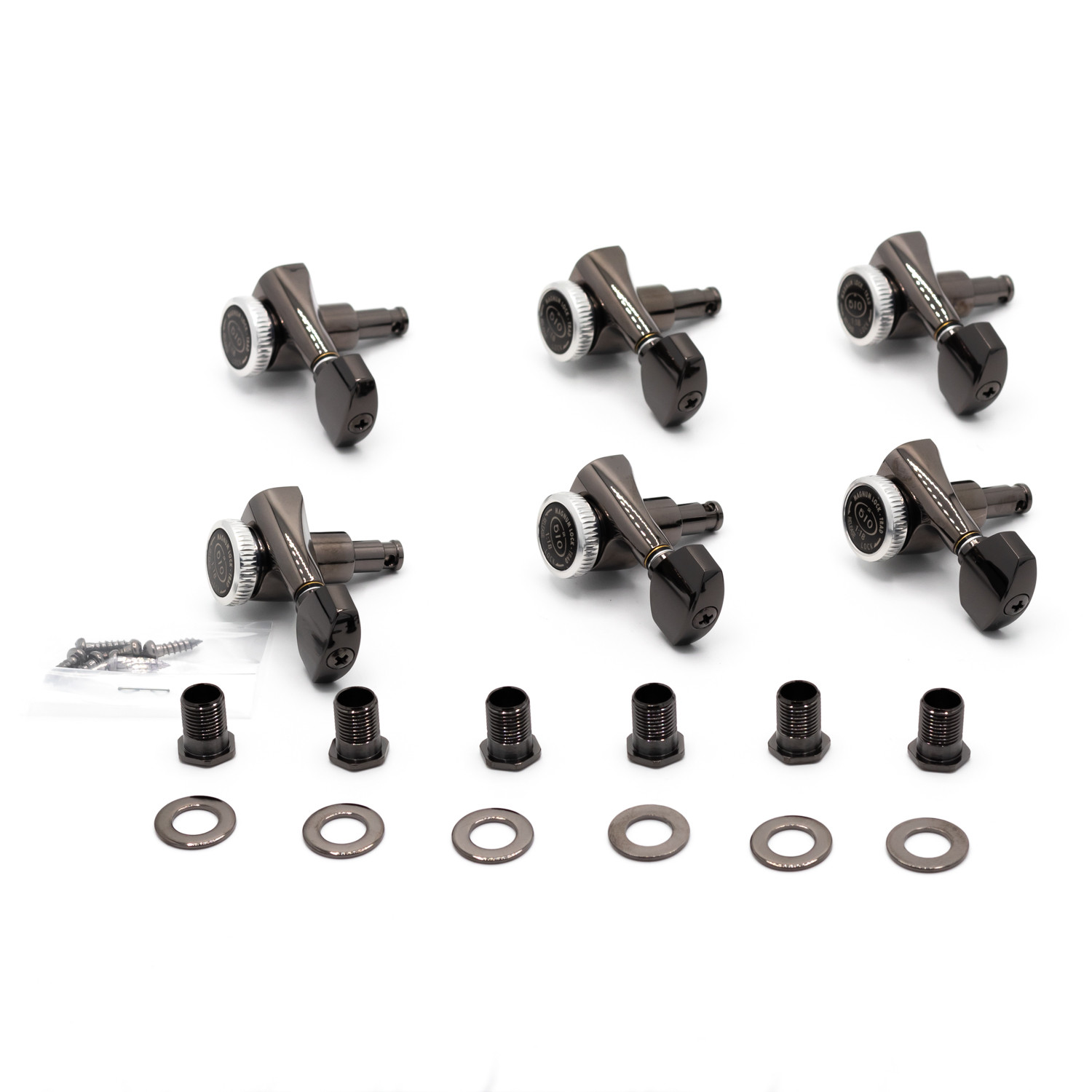 Meccaniche Locking 6L Black Chrome