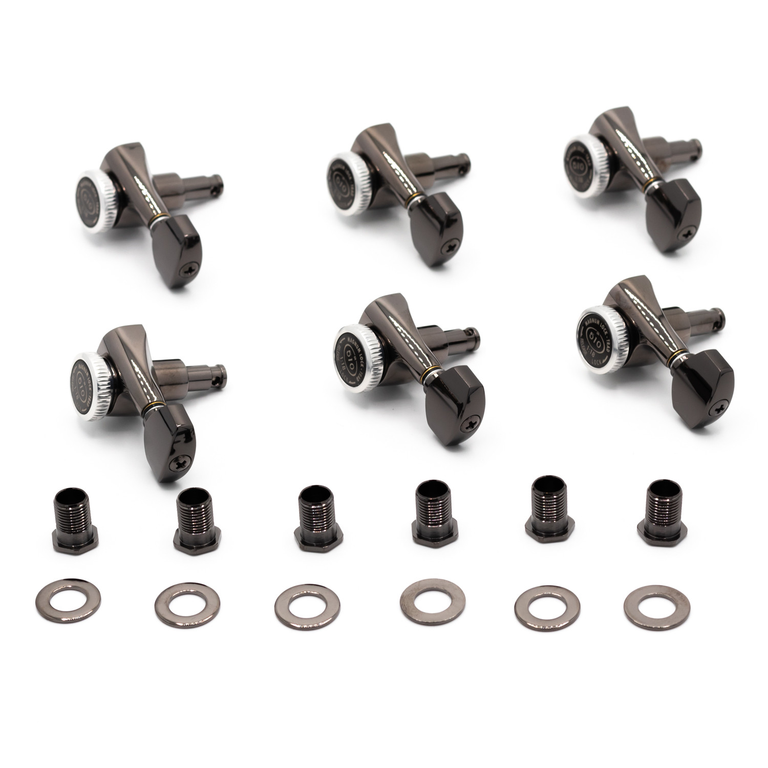 Meccaniche Locking 6L Black Chrome